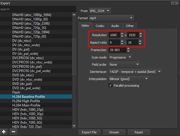 shotcut mp4 file shrinker