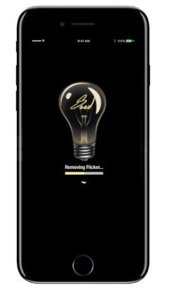 allow the seed de flicker app to remove flickering on your video