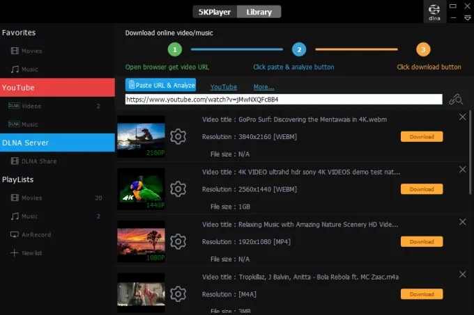 5k webm player