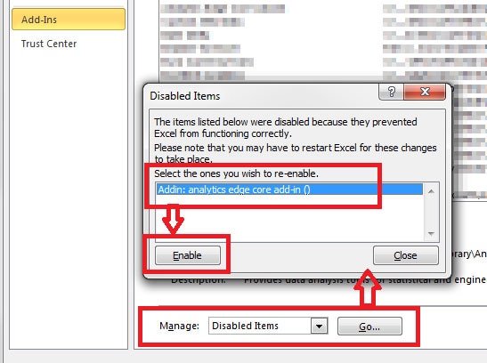 disable add-ins