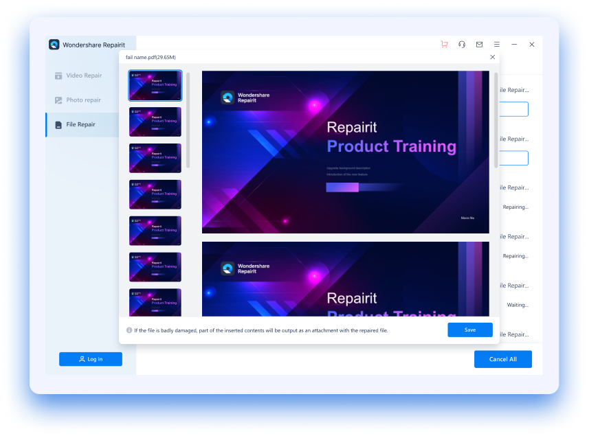file Repair Toolkit