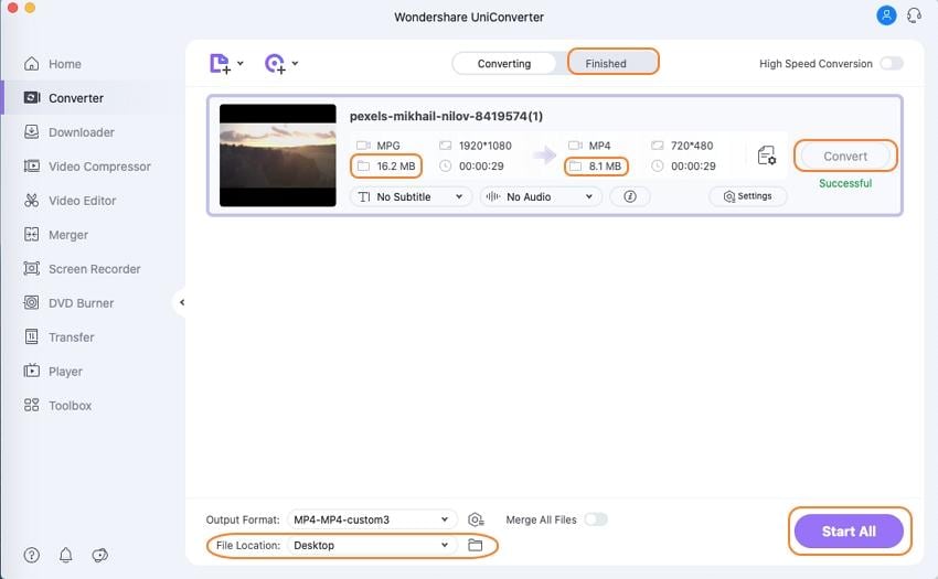 start compression mac