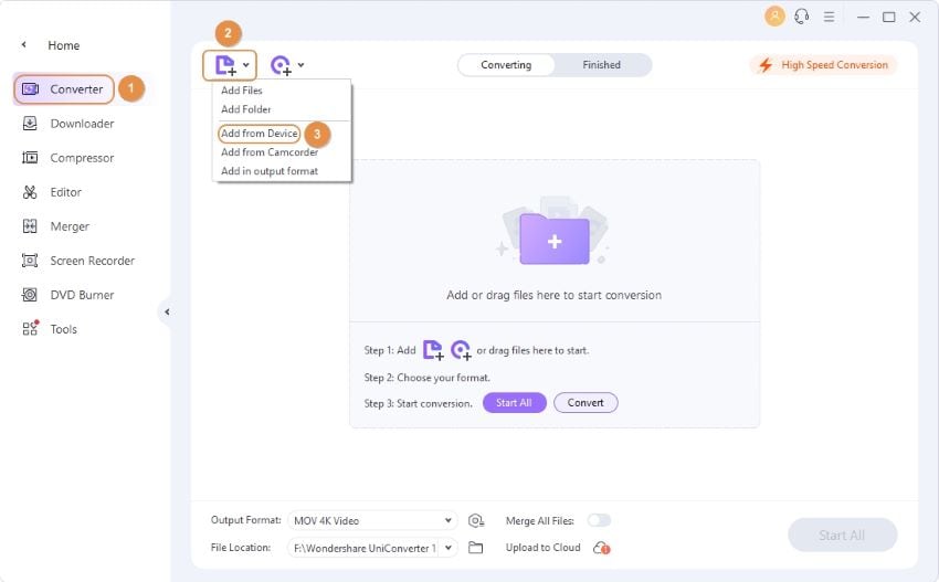 Add videos from iPad