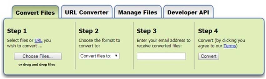 online video converter - Zamzar