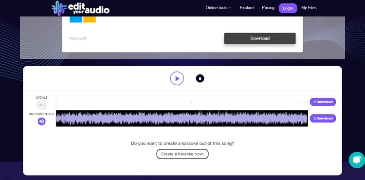 online song vocal remover